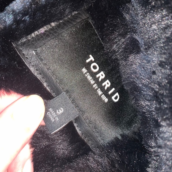 Torrid Green Long Parka Faux Fur Hood 3X - Picture 8 of 16